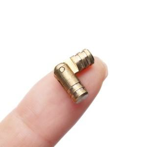 미니 나무 상자 힌지 은폐 원통형 와인 케이스 부드러운 닫힘 접이식 보석 용품, DIY 하드웨어, 10 개