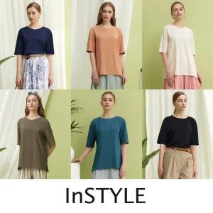 [InSTYLE] 인스타일 25SS 반전 티블라우스 6종