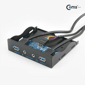 [HYIJUDK2_4B]USB 3.0 전면 가이드(2포트 마이크)50cm