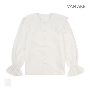 [반에이크] 빅레이스 카라 블라우스_VB34BLQ302Z