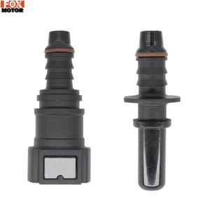 자동차 9.89 8mm 연료선 호스 커플러 연결 커넥터, 스트레이트 커플링, 퀵 릴리스 오토바이 부품 피팅, 1