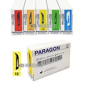 파라곤 멸균 메스날 12호 100개입 수술용 의료용칼 PARAGON Surgical Blade