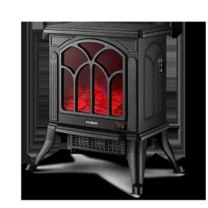 주물난로 가정용 거실 가짜 3D 불꽃 벽난로 온풍기 난로 - A타입(흰색)