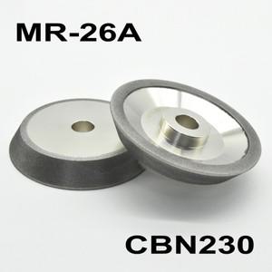 10인치 CBN 연삭 휠 250mm X 내경 토르멕 T8 칼날 원형 HSS