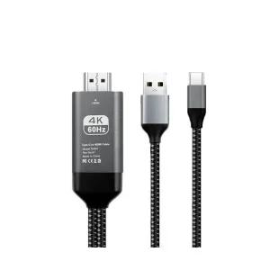갤럭시 Z플립7 C타입 to HDMI 케이블 4K 미러링 넷플릭스 OTT 연결