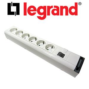 [고급형] 220V 르그랑 Legrand 멀티탭 6구 1.5m NO스위치 메네키스 플러그 / 선택옵션(길이/스위치/플러그)
