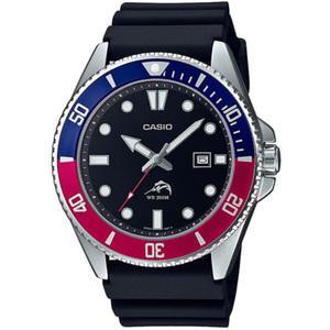 카시오 흑새치 팹시베젤 Casio MDV106B-1A2V