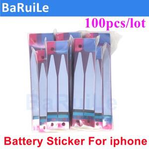 BaRuiLe 100pcs iPhone 11 Pro Max 미니 XR 7 8 Plus 이중 테이프 당겨 여행 접착제 용 배터리 스티커