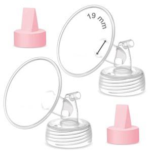 스펙트라/아메다 루나 펌프와 호환되는 메이맘 펌프 부품, 신디 골드, 와이드 마우스 플랜지 19mm 밸브 포함, 오리지널 스펙트라 제외, S1 S2, 플러스 실드, 액세서리 교체