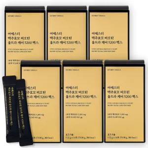 여에스더 맥주효모 비오틴 울트라 케어 5200 맥스 14포 x 6박스