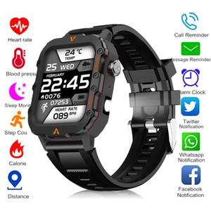 2025  남성 스포츠 스마트 시계 1.71 화면 혈액 산소 블루투스 말하는 멀티 LED 손전등 야외 SmartWatchs