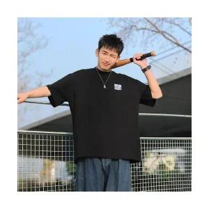 남자반팔라운드티 프린트 속건 반팔 티 여름 아웃도어 래쉬가드 ible1
