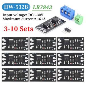 10-3 세트 HW-532B LR7843 M 속도 조절 절연 MOSFET MOS 튜브 FET 모듈옵토커플러 DC5-30V 포함 MAX 전류 1