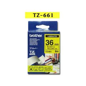 (브라더) TZ-테이프 TZ-661 36mm라벨스티커 다용도 제본 마스킹 프린터 라벨기