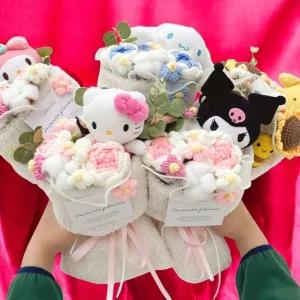SANRIO 캐릭터 인형 꽃다발 입학 졸업 선물 생일 파티유치원 유치원식 학예회 단체 어린이집 조화