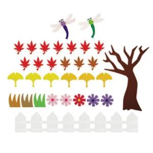 환경꾸미기세트 가을 단풍 학급게시판 펠트 소품 교실꾸미기 교실 환경 어린이집장식 교구 꾸미기