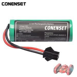 RC 장난감에 대 한 3.7V 2000mAh 18500 교체 배터리 S900 FT008 SM-2P 커넥터와 원격 제어 헬리콥터 자동차