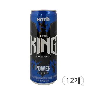 핫식스 더킹 파워 355ml x 12개 에너지드링크 캔음료 탄산음료