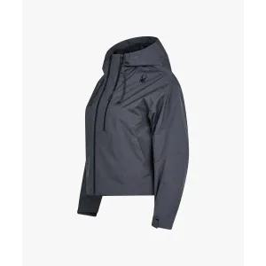 스파이더바람막이 여성 트레이닝 러닝 트랙 스포츠 후드 집업 자켓 간절기 아웃도어 그레이 윈드브레이커 R