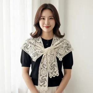 끈묶는 여성 숄더가디건 판쵸가디건 페이크숄 망토 니트 가을 간절기