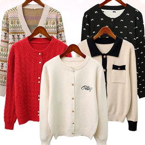 부드러운 울니트가디건/블라우스/후드베스트/롱조끼/루즈핏가디건/폴라티셔츠/볼레로자켓/미시/여성정장