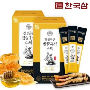 [한국삼] 벌꿀홍삼스틱 30포 2박스 /쇼핑백 증정