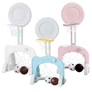 뉴알파벳농구축구놀이/라이언 멀티플 유아농구대 4in1/우주/UFO/실내완구