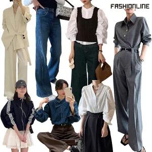 [30%+5%] 패션라인 가을셔츠/원피스/블라우스/빅사이즈/데님/니트/반팔/가디건/자켓/미시의류/청바지