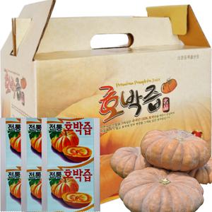 호박즙 1박스55포 (2박스구매시 서비스 20포 추가) 국내산 늙은호박100%