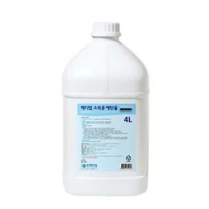 메디탑 소독용 에탄올 4L 에탄올액 피부 소독
