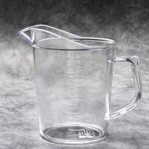 PC 투명 계량컵 500 이유식 플라스틱 비커 손잡이 비이커 라면물 용기 제빵