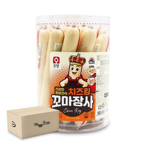 사조 치즈킹 꼬마장사 소시지 1400g (70gx20개) (1박스-6통)