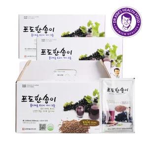 [90팩]  포도한송이 포도씨 포도즙 100ml 30팩 3박스