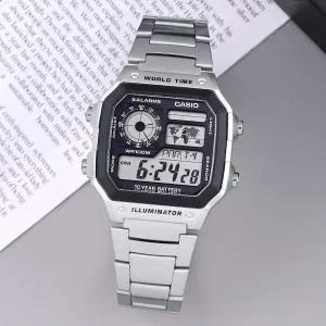 정품 스타샵 AE-1200WHD-1A 디지털 군대 시계 c02