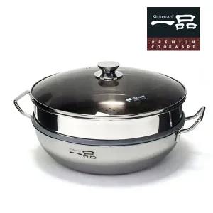 일품 2단 찜냄비 28cm/인덕션가능/스텐