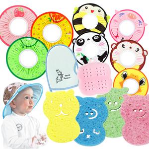 아기 목욕용품 /스펀지/손타올/손장갑/곤약스펀지/샴푸캡