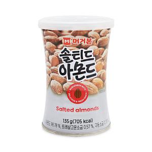 머거본 솔티드 아몬드 135g 캔