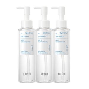 싸이닉 비건인증 더 심플 클렌징 오일 150ml 3개