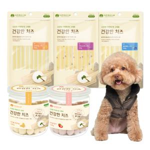 네츄럴랩 건강한치즈 스틱 100g 볼 120g  강아지간식
