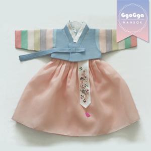 [꼬까한복]들국화색동/아동/여아한복/설빔/돌잔치/추석/어린이/아기