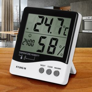 TH01C 온습도계 시계 디지털 온도 습도 탁상