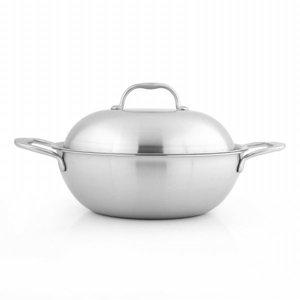 [한일스텐레스] 베르겐 통5중 IH겸용 궁중전골냄비 24cm