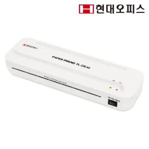 [현대오피스] A4 코팅기 PL-230 A4+코팅지 50매 실속형 2롤러 코팅기 무열코팅 용지걸림제거 상태표시등
