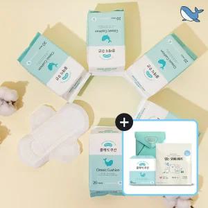 춤추는고래 대용량 날개형 롱 팬티라이너 20P X 5팩 /100매