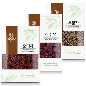 [인차]삼자차 세트 (오미자 산수유 복분자)600g