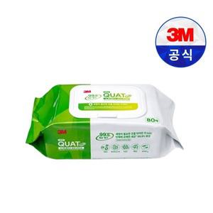 3M쿼트티슈 Quat 세정물티슈 80매 항균티슈