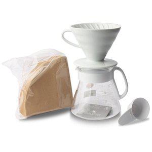 메가커피 하리오 도자기 드립세트 1~4인용 화이트 XVDD 3012W