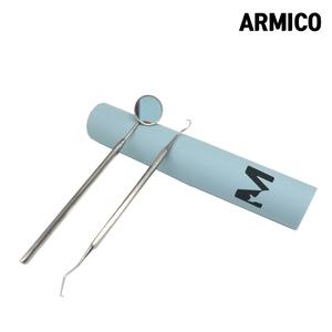 병원/의료용 치경 + 치석제거용 탐침 (샤프) + 케이스 세트