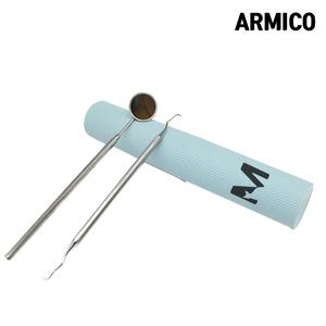 병원/의료용 치경 + 치석제거용 탐침 (블런트) + 케이스 세트