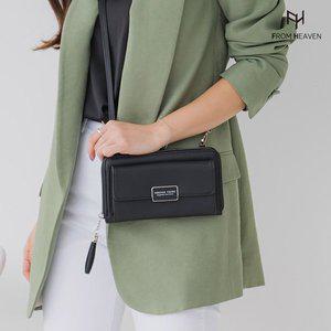 [프롬헤븐][최초가:19900원]프롬헤븐 수납많은 미니 핸드폰가방 겸 지갑클러치 네고마